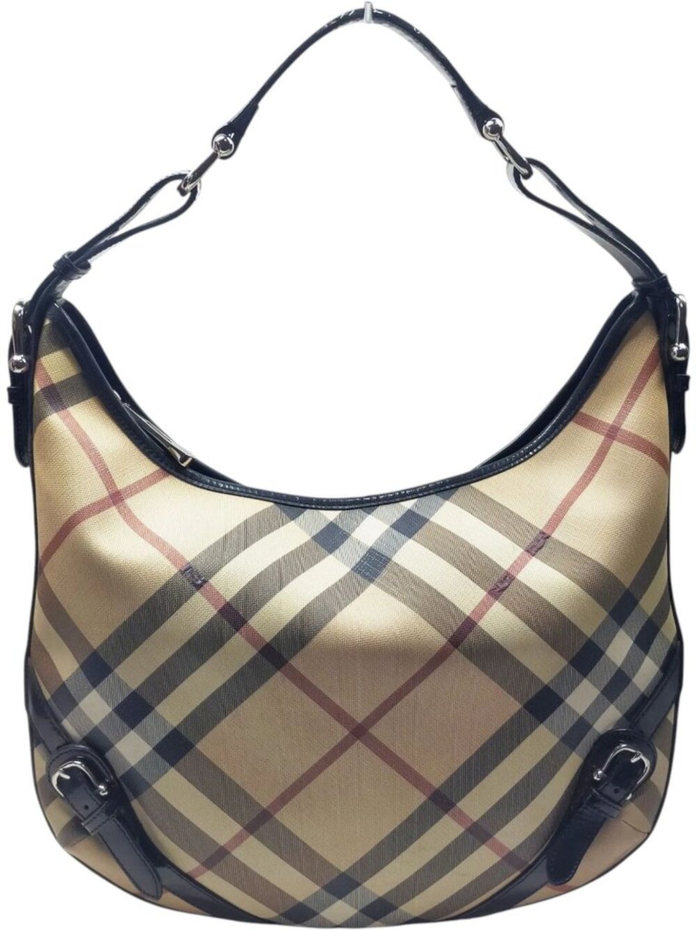 620325CR T5 Burberry Shoulder Bag Beige PVC